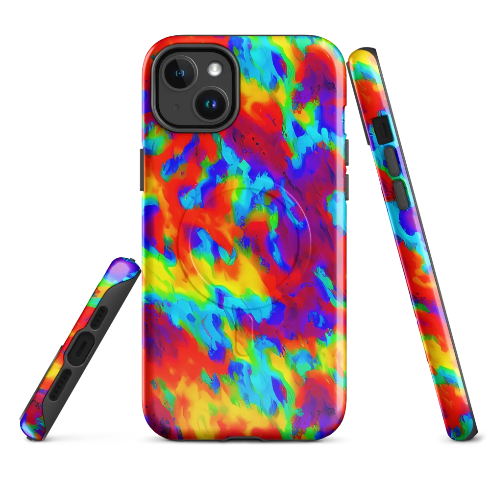 Flame Spectrum on MagSafe Tough Case for iPhone® — Front