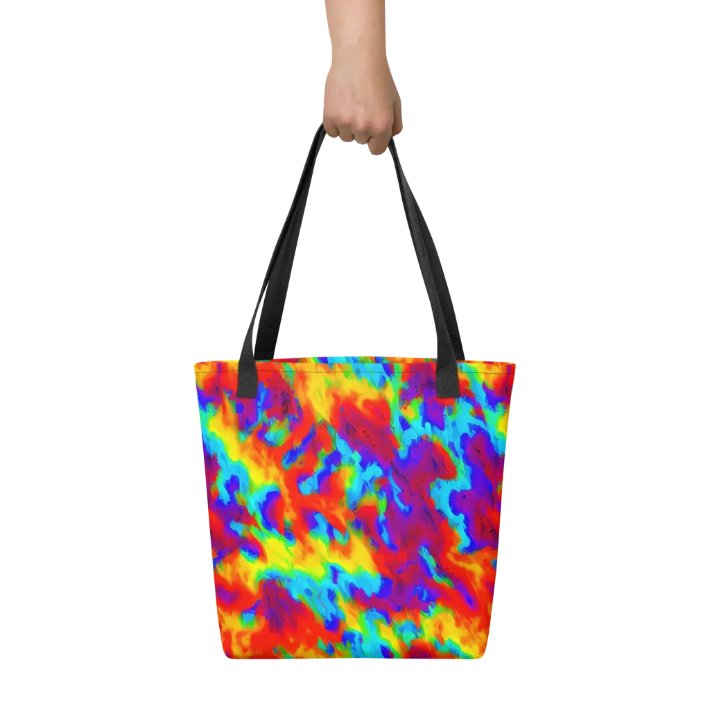 Flame Spectrum on Tote Bag — Front