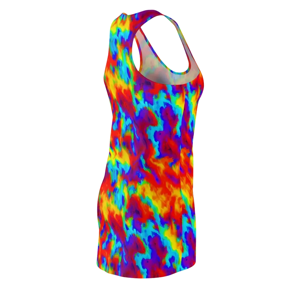 Flame Spectrum on Racerback Dress — Back Side