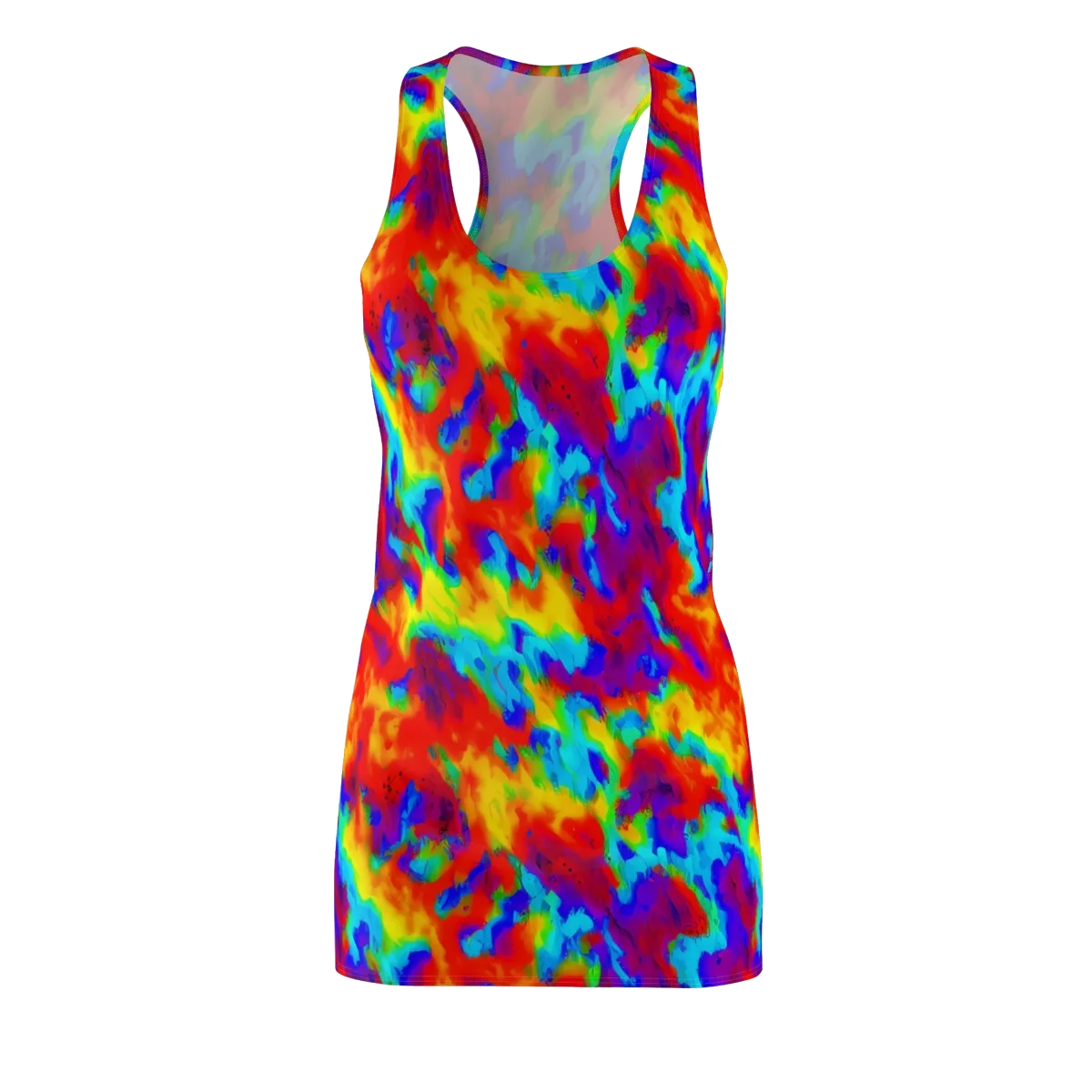 Flame Spectrum on Racerback Dress — Front