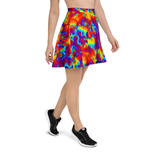Flame Spectrum on a Skater Skirt