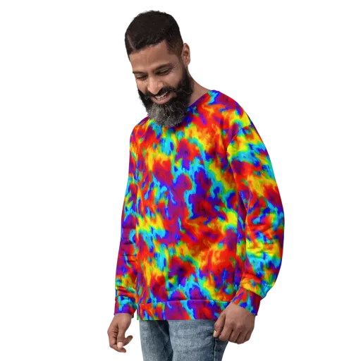 Flame Spectrum on a Sweatshirt