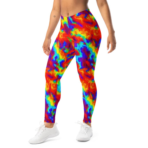 Flame Spectrum on a Leggings