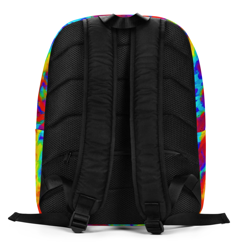 Flame Spectrum on Minimalist Backpack — Back