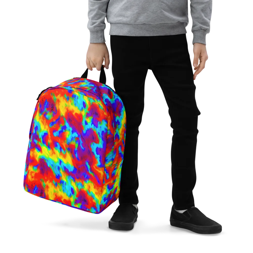 Flame Spectrum on Minimalist Backpack — Zoomed-in