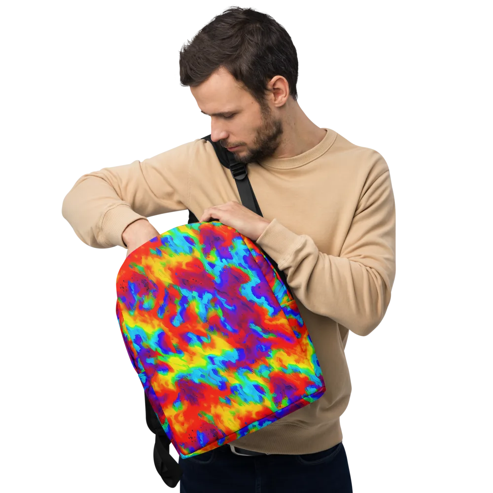 Flame Spectrum on Minimalist Backpack — Front