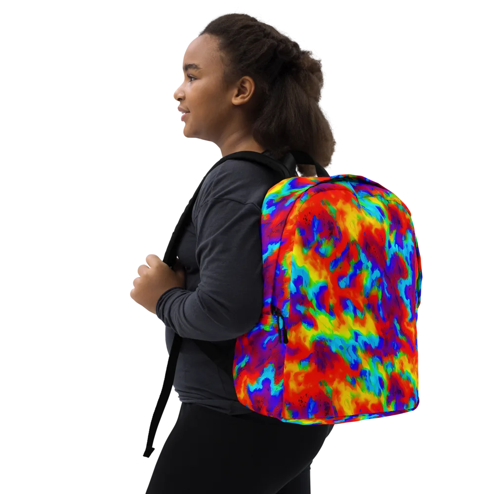 Flame Spectrum on Minimalist Backpack — Right Front