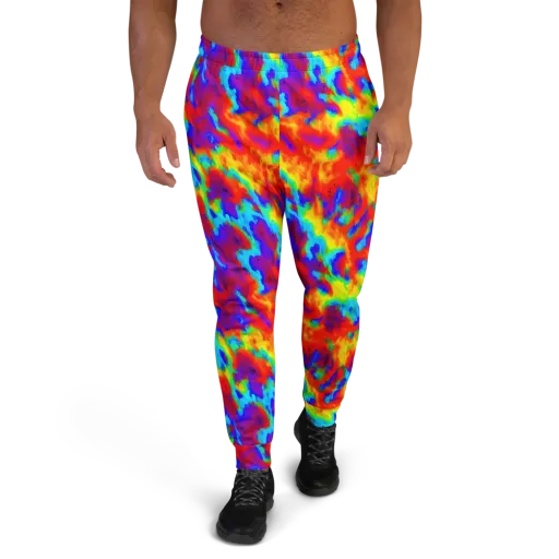 Flame Spectrum on a Men's Joggers