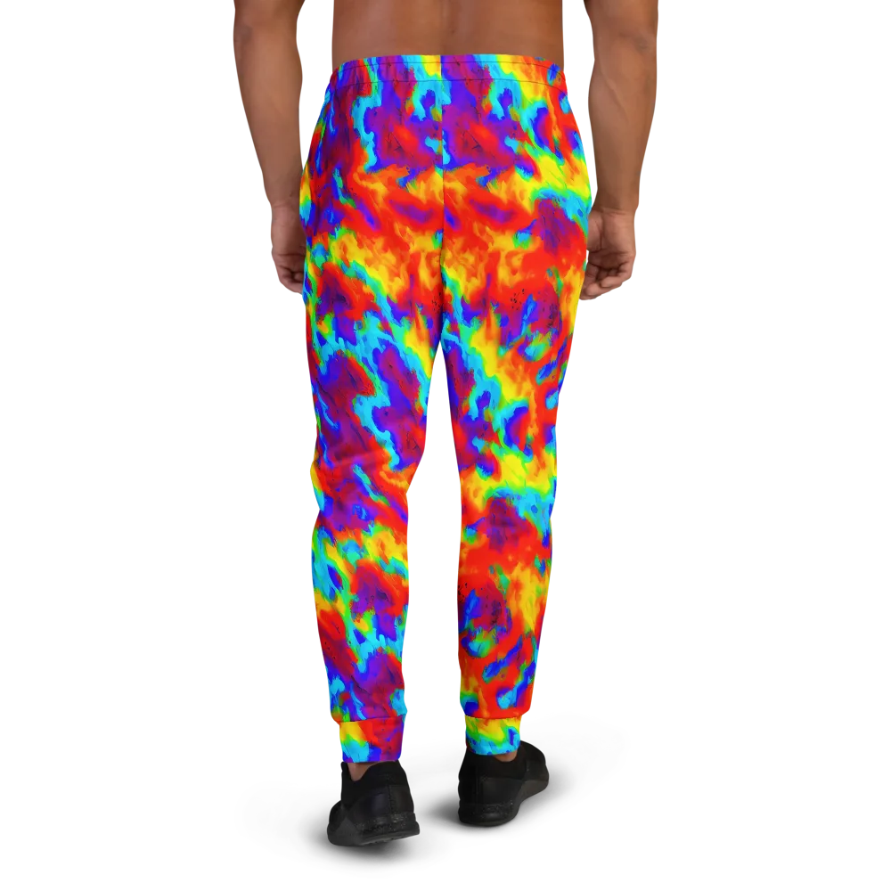 Flame Spectrum on Men's Joggers — Back
