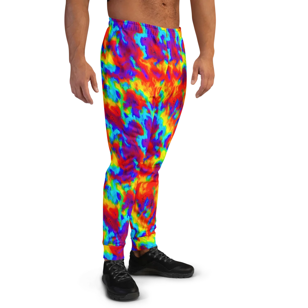 Flame Spectrum on Men's Joggers — Right