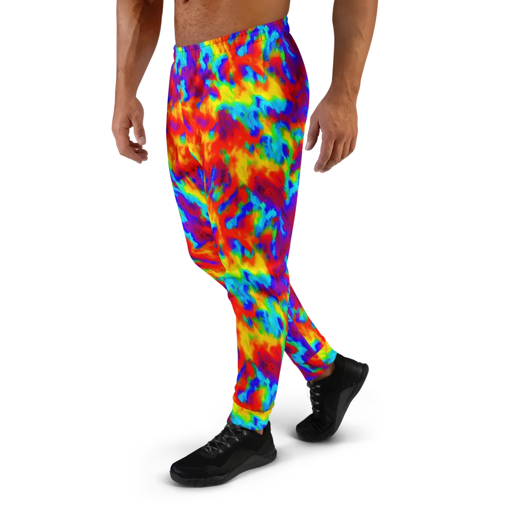 Flame Spectrum on Men's Joggers — Left