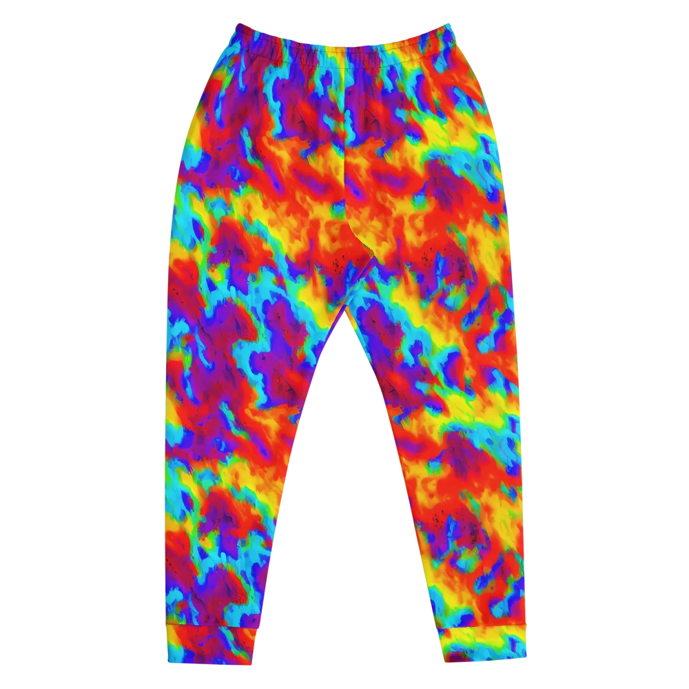 Flame Spectrum on Men's Joggers — Front