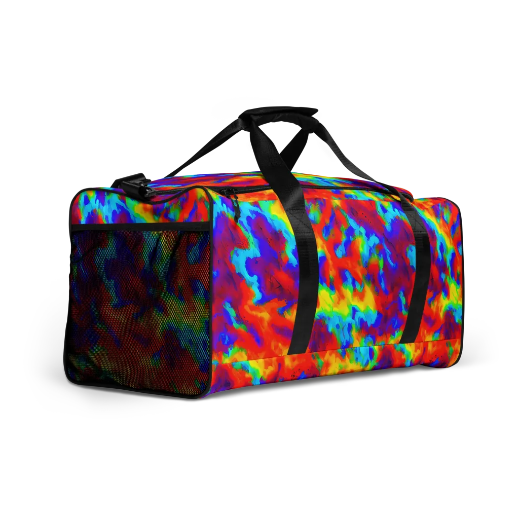 Flame Spectrum on Duffle Bag — Right Front