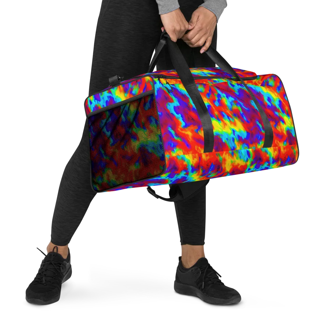 Flame Spectrum on Duffle Bag — Right Front