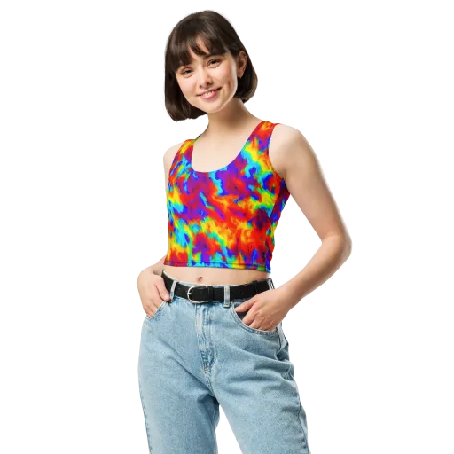 Flame Spectrum on a Crop Top