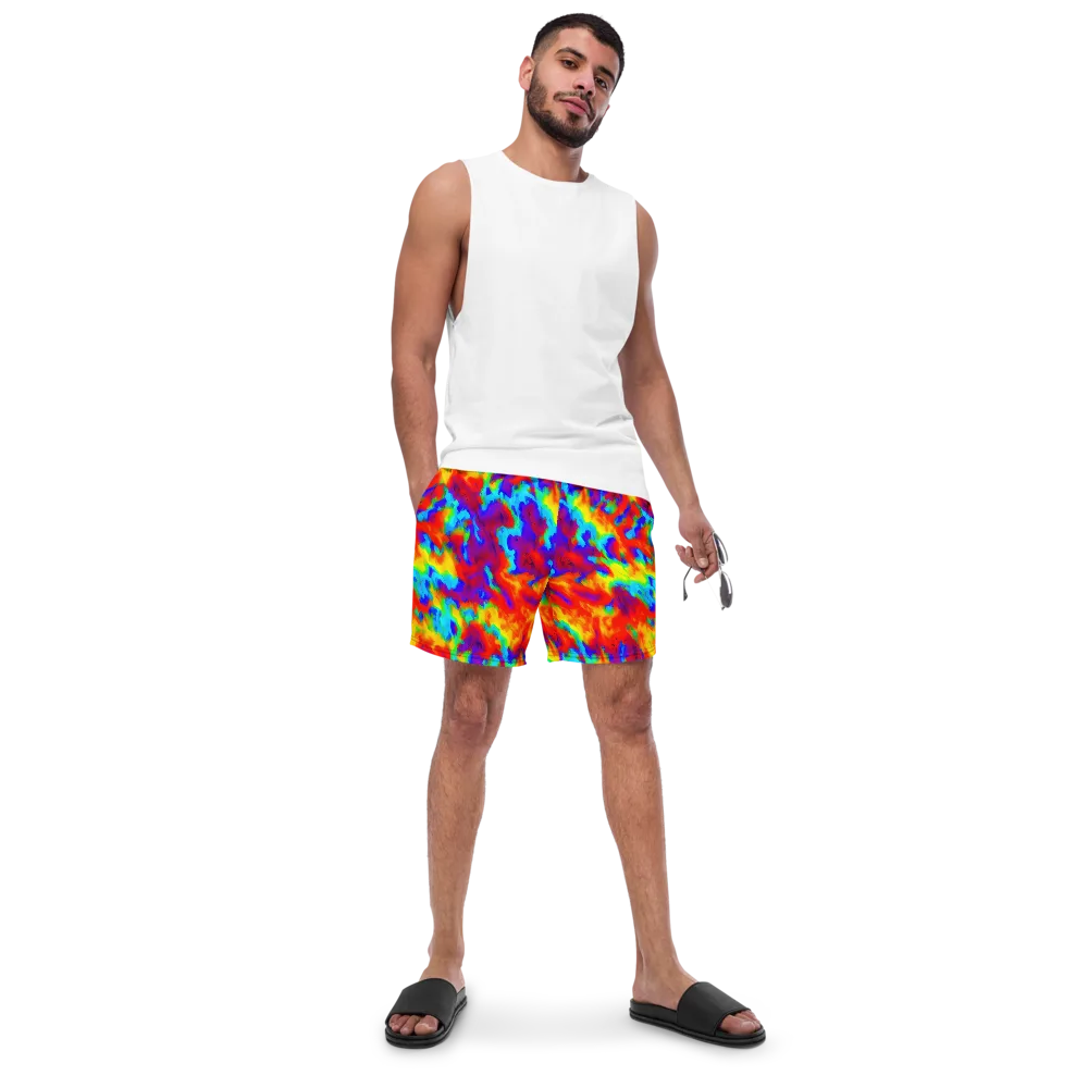 Flame Spectrum on Swim Trunks — Front