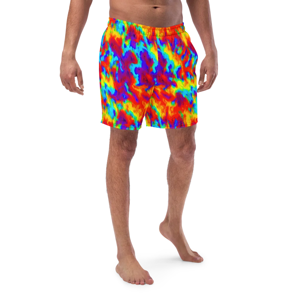 Flame Spectrum on Swim Trunks — Front