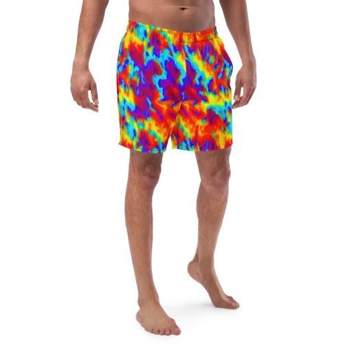 Flame Spectrum on a Swim Trunks