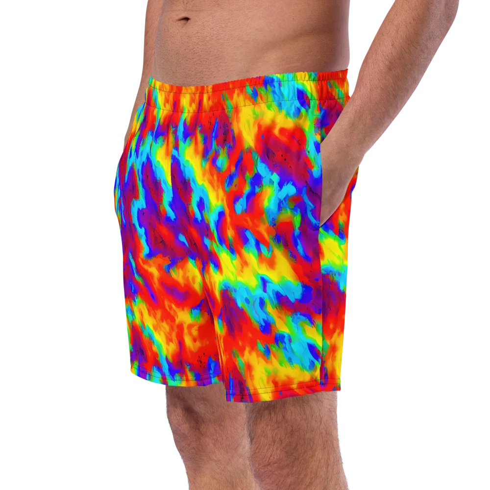 Flame Spectrum on Swim Trunks — Left Front