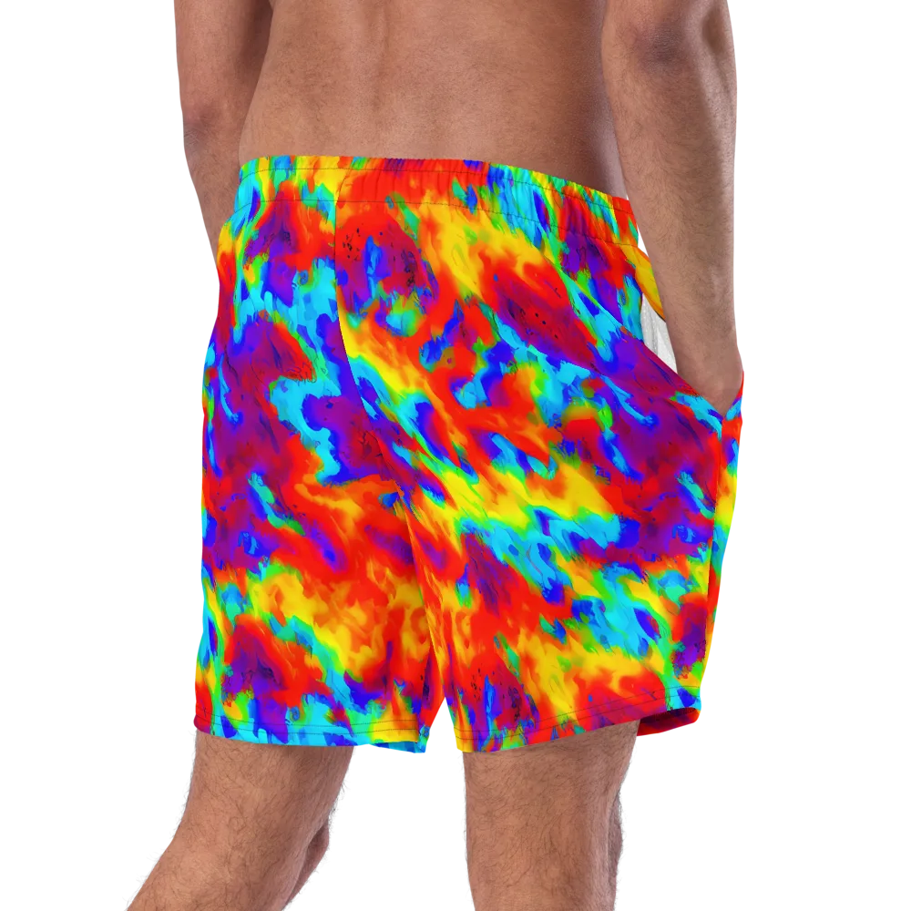Flame Spectrum on Swim Trunks — Right Back