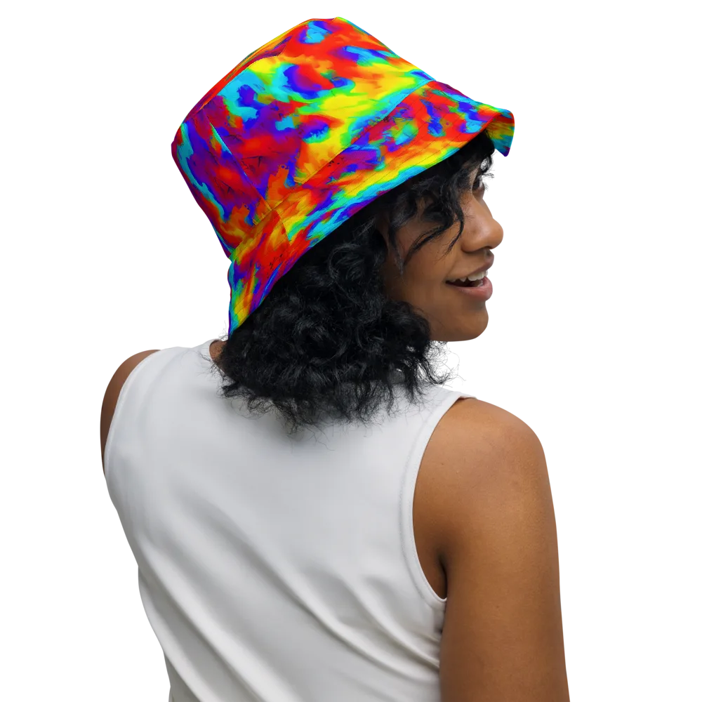 Flame Spectrum on Reversible Bucket Hat — Right Outside