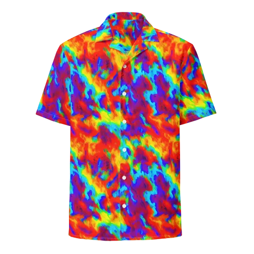 Flame Spectrum on a Button Shirt