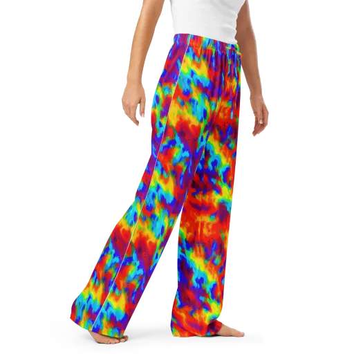 Flame Spectrum on a Women's Pajama Pants