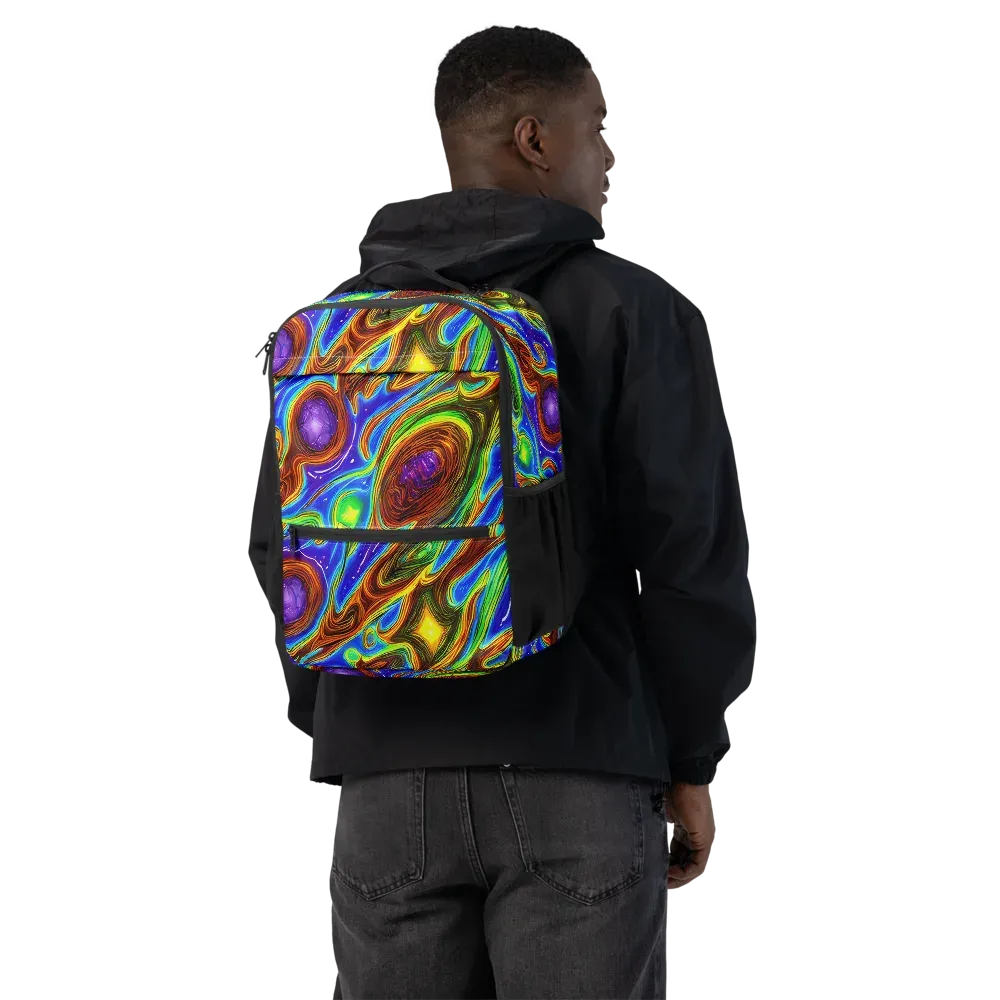 Saturated Orbit on Utility Backpack — Back