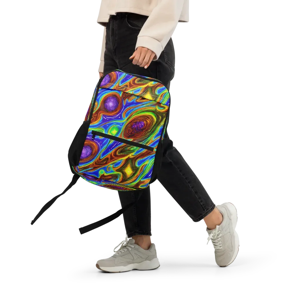 Saturated Orbit on Utility Backpack — Front