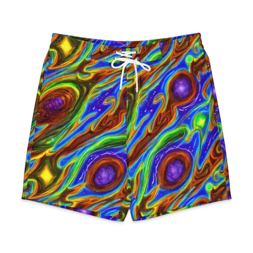Saturated Orbit on a Men's Board Shorts