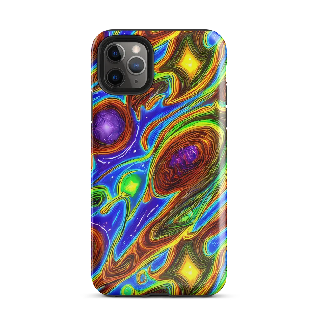 Saturated Orbit on Tough Case for iPhone® — Front