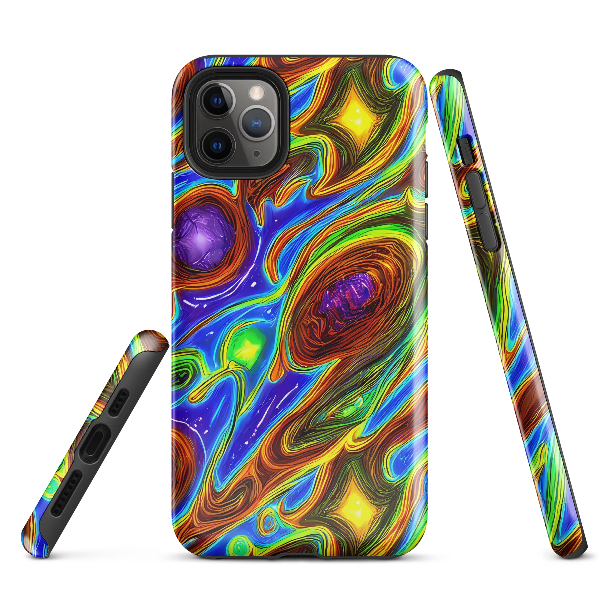 Saturated Orbit on Tough Case for iPhone® — Front