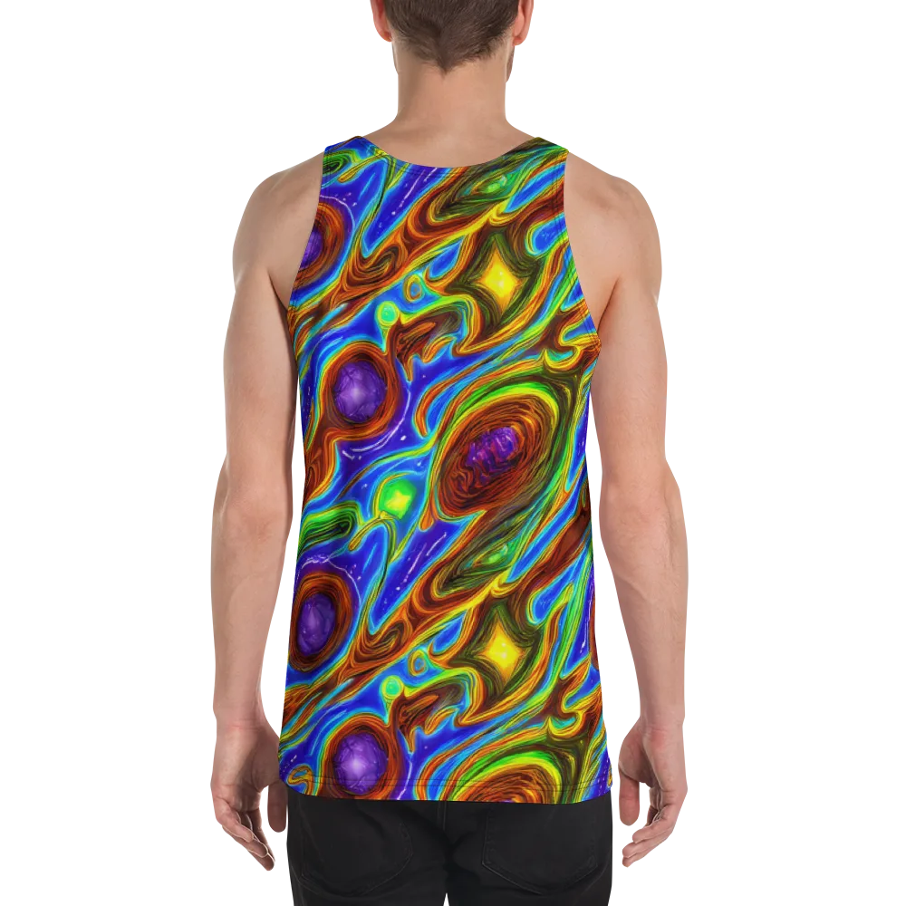 Saturated Orbit on Men's Tank Top — Back