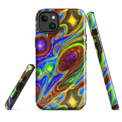 Saturated Orbit on a MagSafe Tough Case for iPhone®