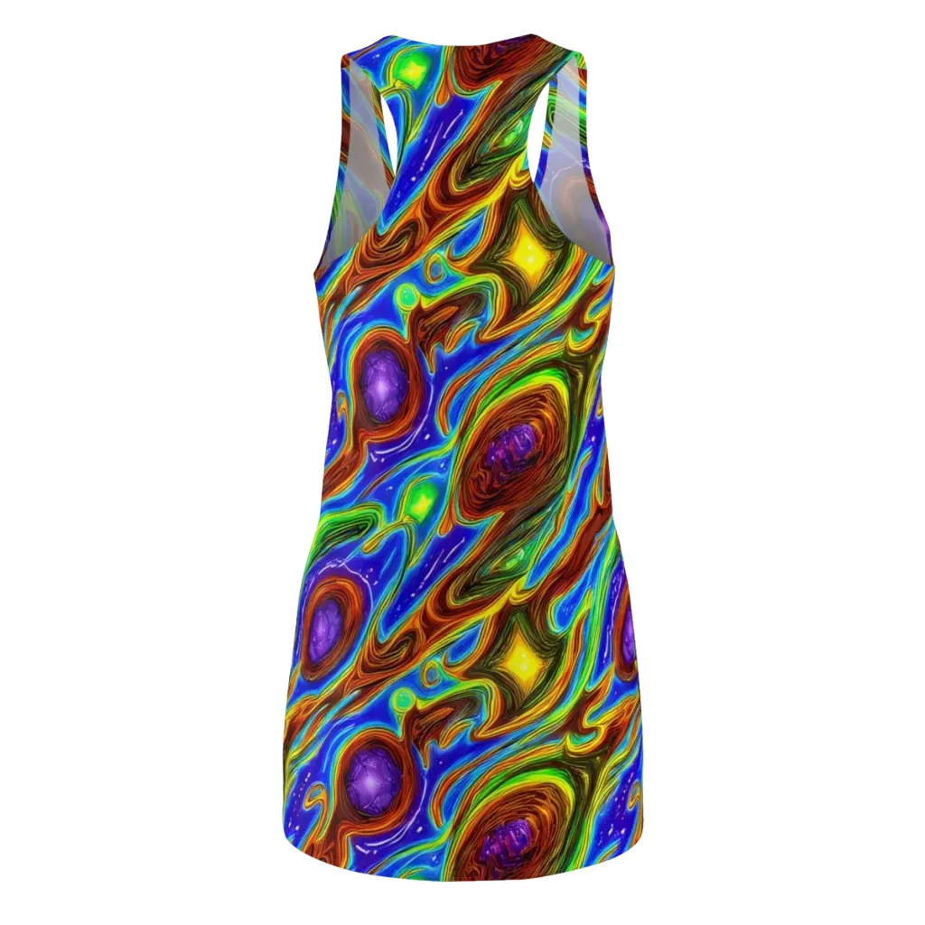 Saturated Orbit on Racerback Dress — Back