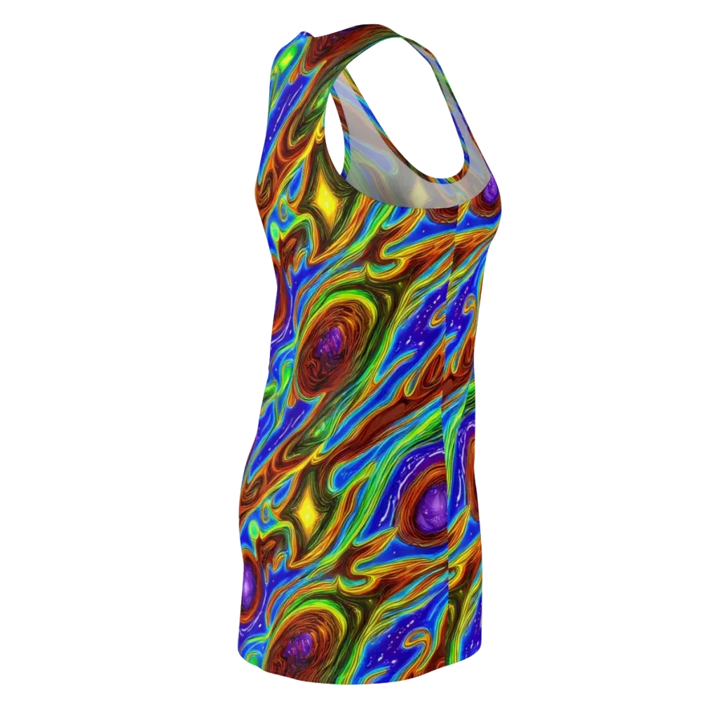 Saturated Orbit on Racerback Dress — Back Side