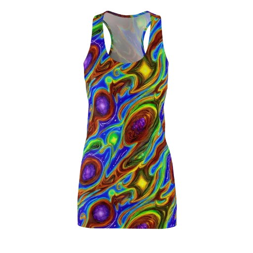 Saturated Orbit on a Racerback Dress