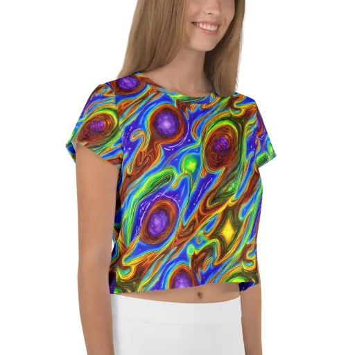 Saturated Orbit on a Crop Tee