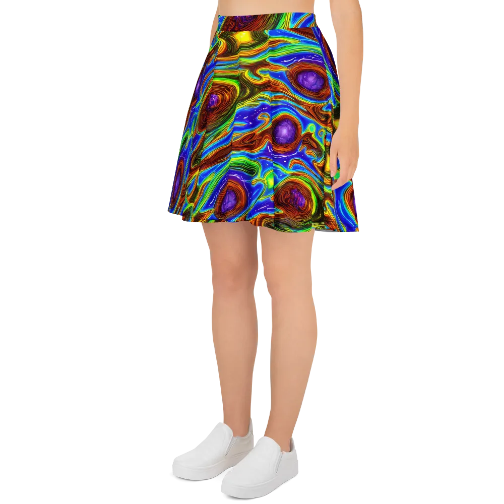 Saturated Orbit on Skater Skirt — Left