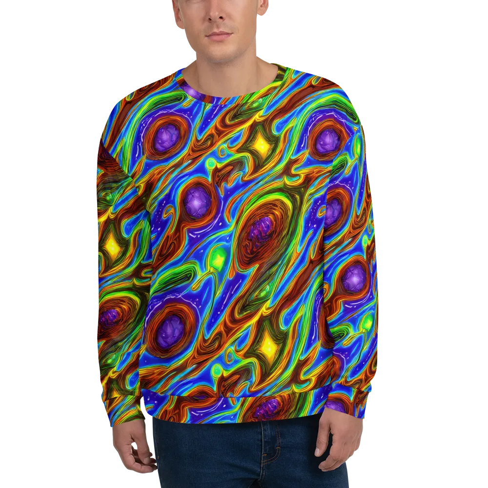 Saturated Orbit on Sweatshirt — Front