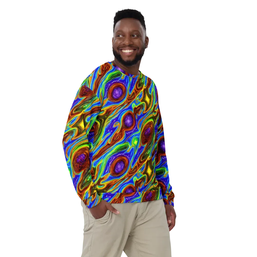 Saturated Orbit on Sweatshirt — Front