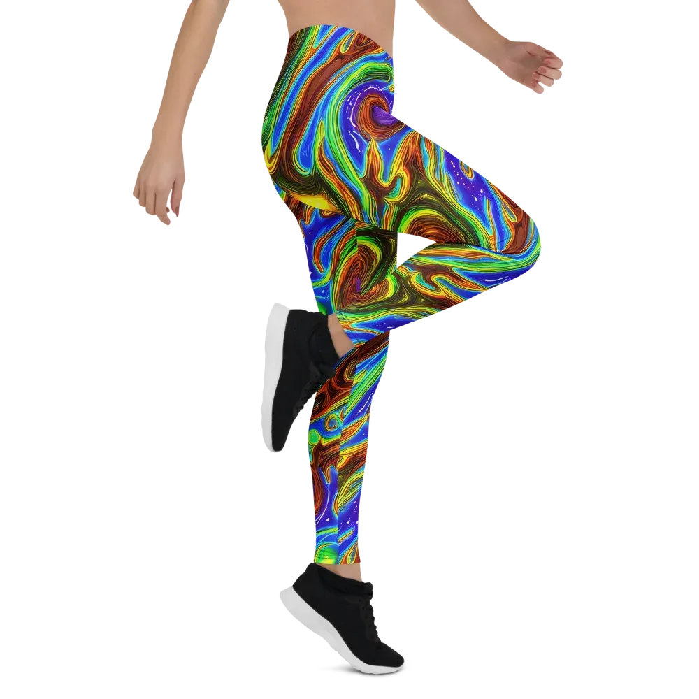 Saturated Orbit on Leggings — Right