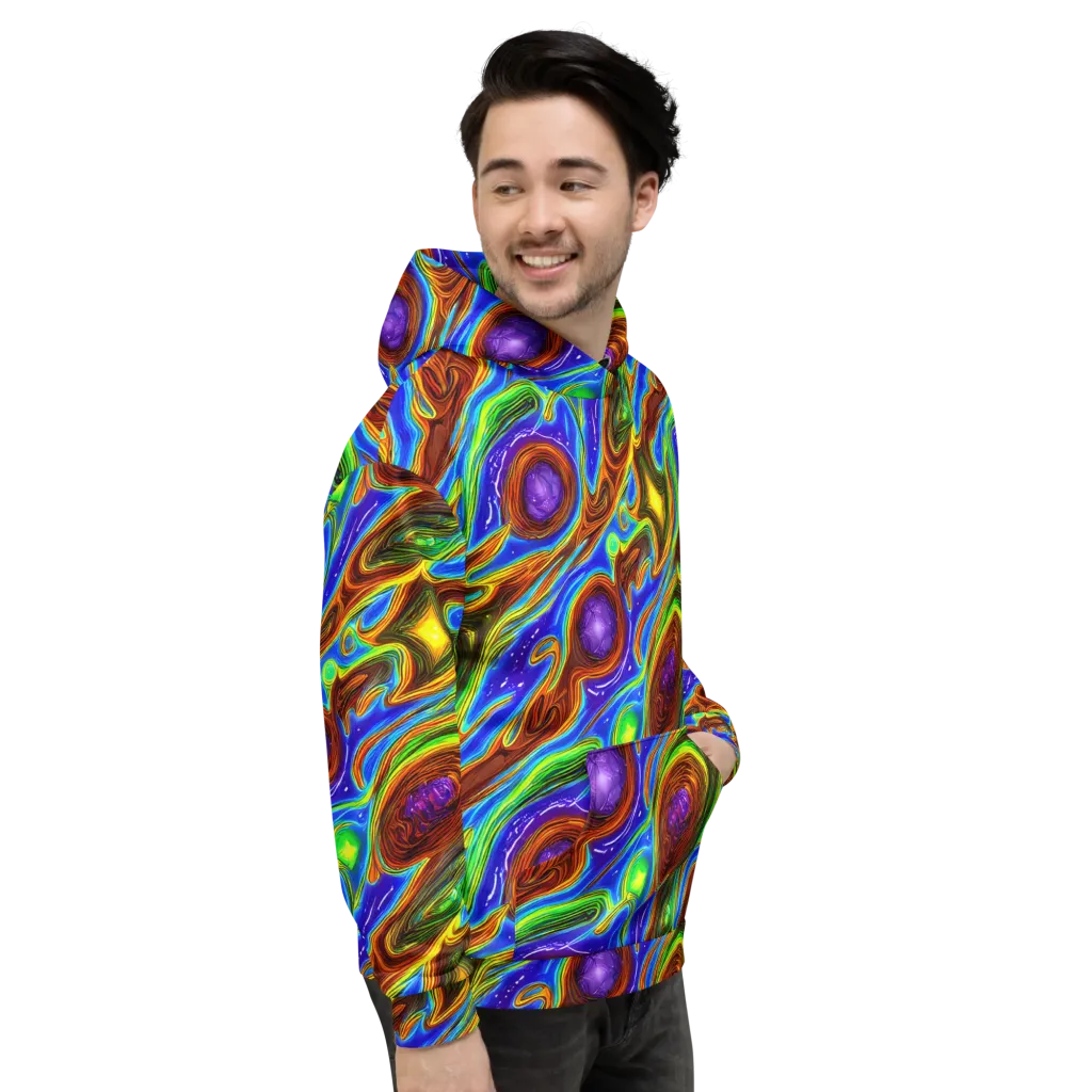 Saturated Orbit on Hoodie — Right