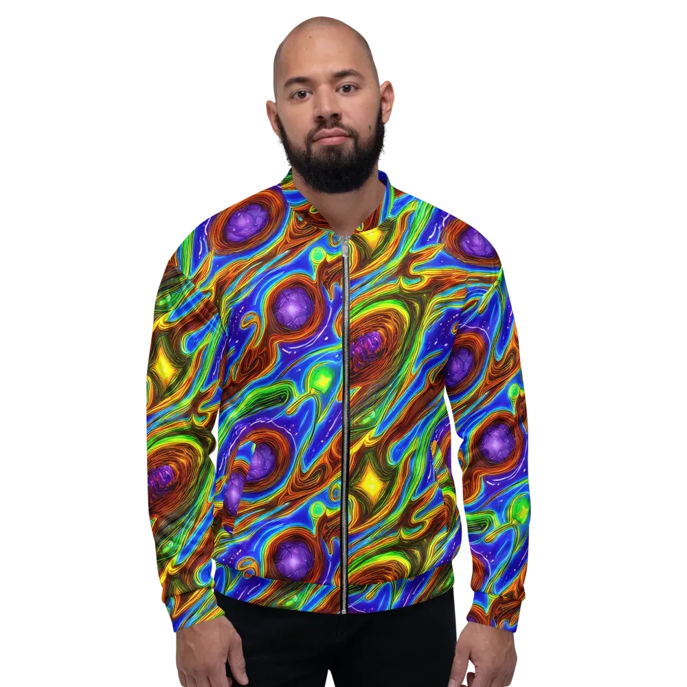 Saturated Orbit on Bomber Jacket — Front