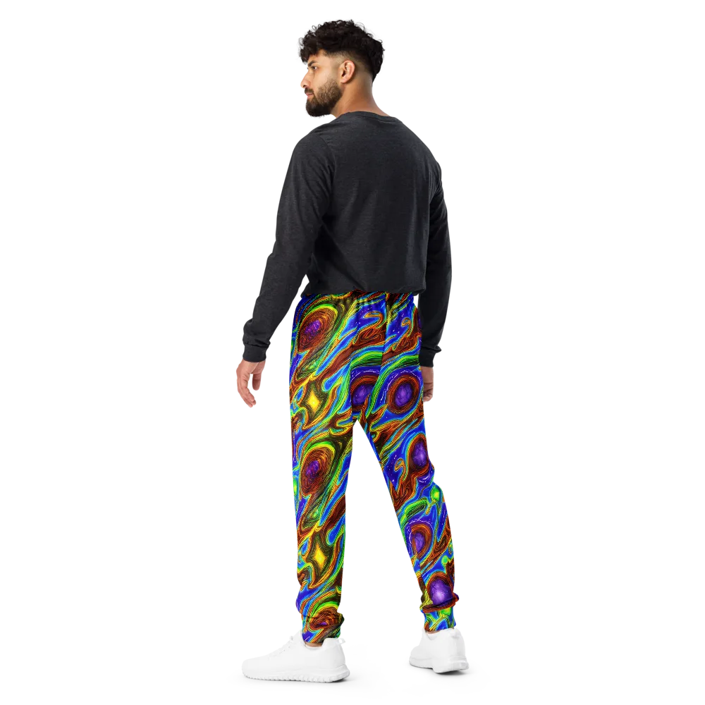 Saturated Orbit on Men's Joggers — Back