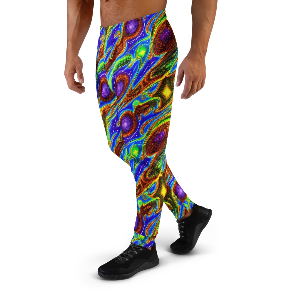 Saturated Orbit on Men's Joggers — Left