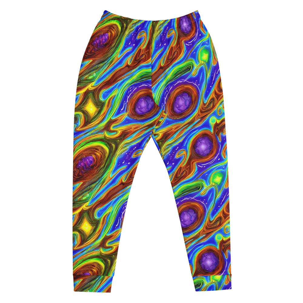 Saturated Orbit on Men's Joggers — Front