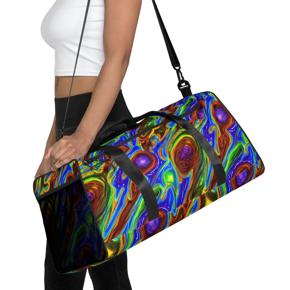 Saturated Orbit on Duffle Bag — Front