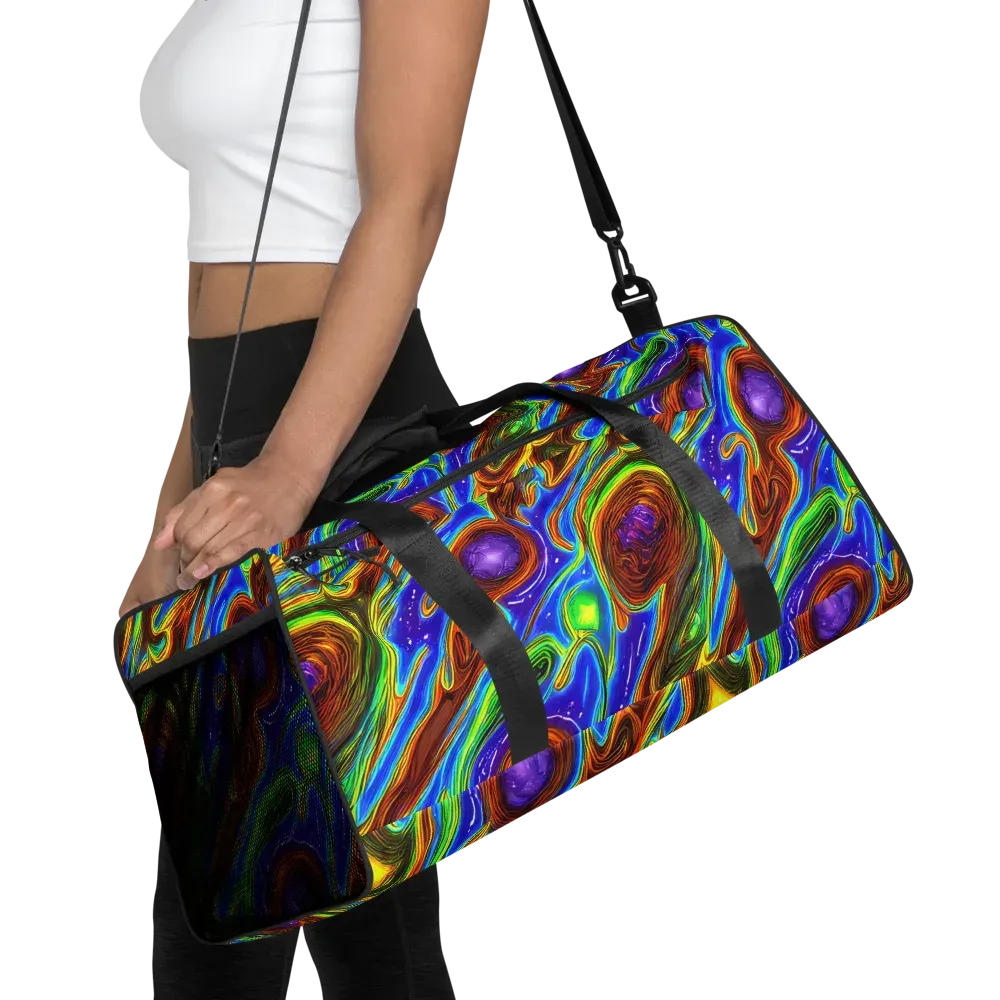 Saturated Orbit on Duffle Bag — Front