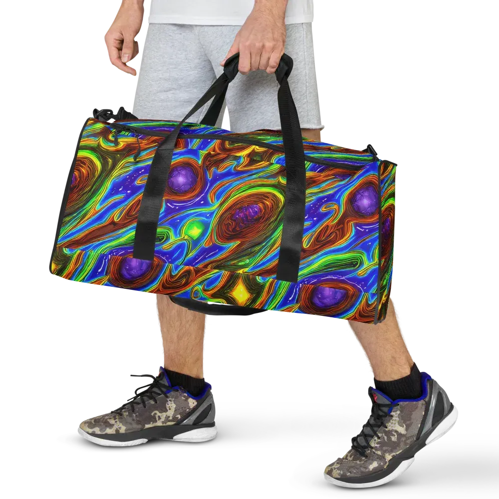 Saturated Orbit on Duffle Bag — Front